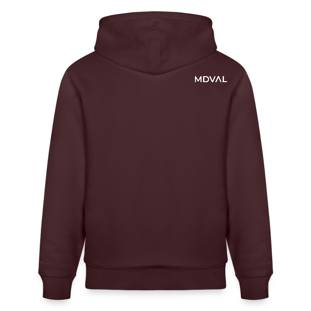 Mittelalterlicher Codex I Kaiser Otto III I front I Bio-Hoodie - Maroon
