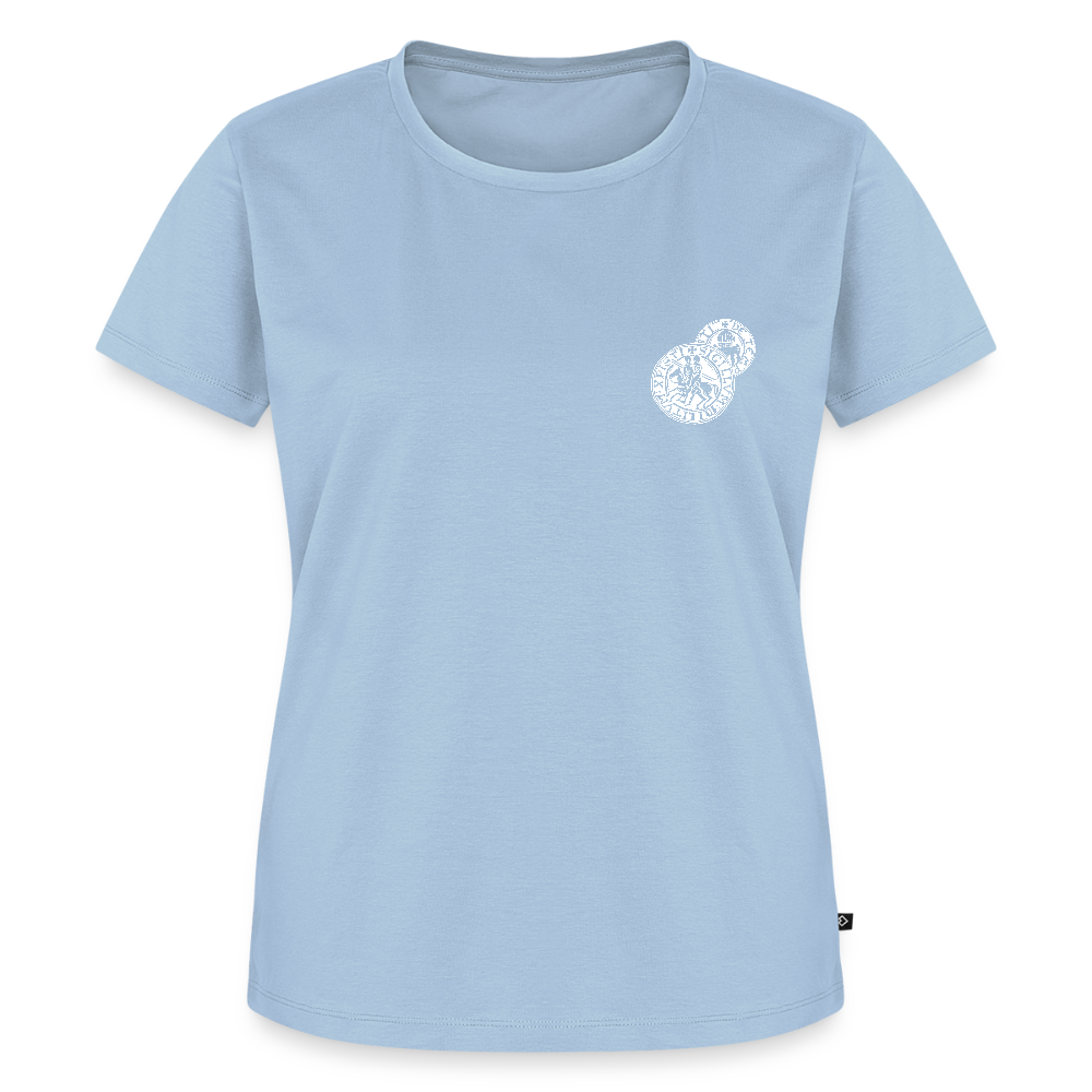 NEUES PROD Bio-Shirt Damen Templer Siegel - Hellblau