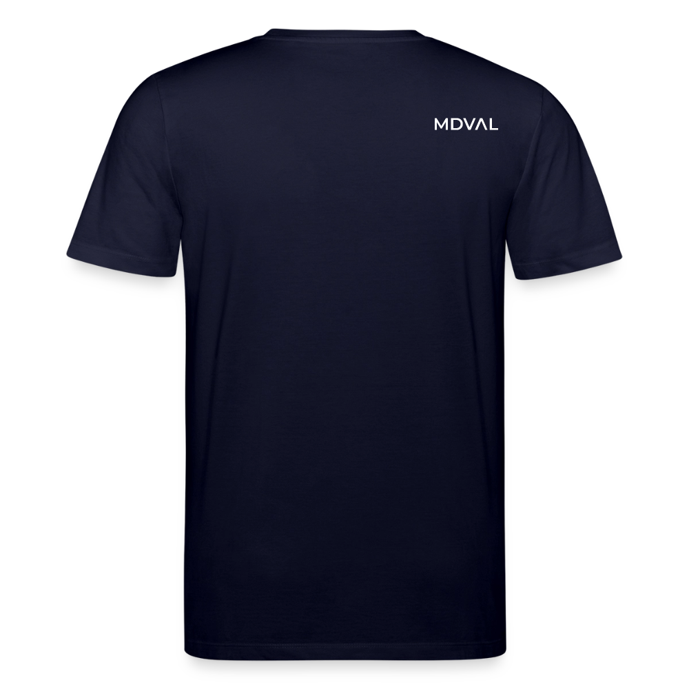 Mittelalterliches Schwert T-Shirt I "langes swertt" I Spätmittelalter I dunkel I Bio-Shirt - Navy