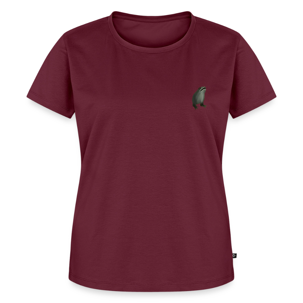 Mittelalterliche Tiere Shirt | Frosch ohne Arme - Burgunderrot