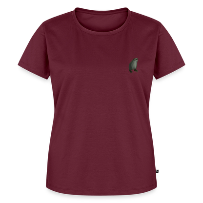 Mittelalterliche Tiere Shirt | Frosch ohne Arme - Burgunderrot