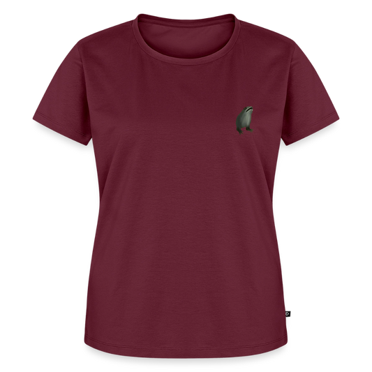 Mittelalterliche Tiere Shirt | Frosch ohne Arme - Burgunderrot