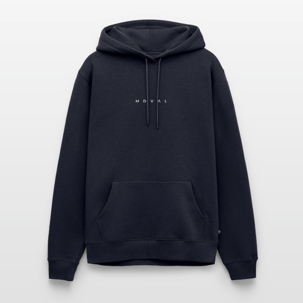 NEUES PROD Männer Premium Hoodie Logo Front - Navy