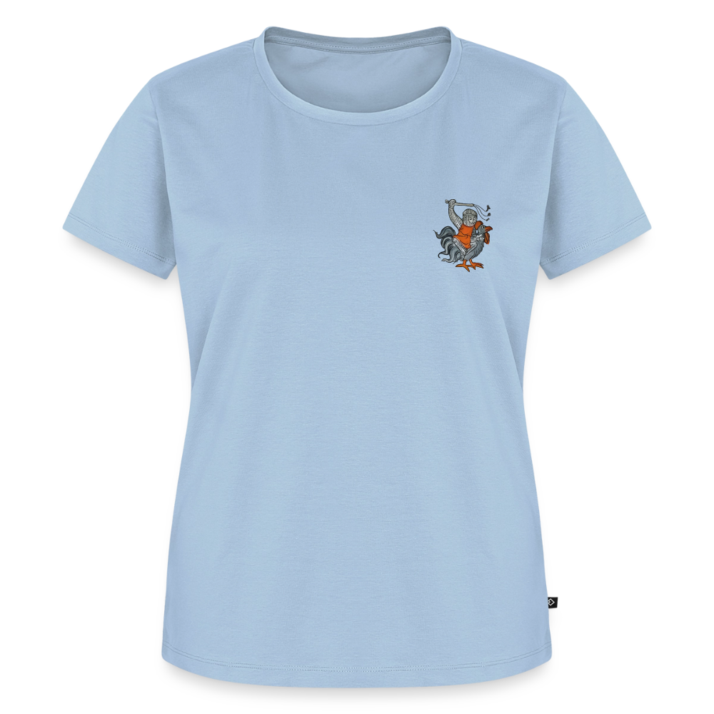 Mittelalterliche Tiere Shirt | Kampfhühnchen - Hellblau