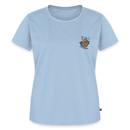 Mittelalterliche Tiere Shirt | Kampfhühnchen - Hellblau