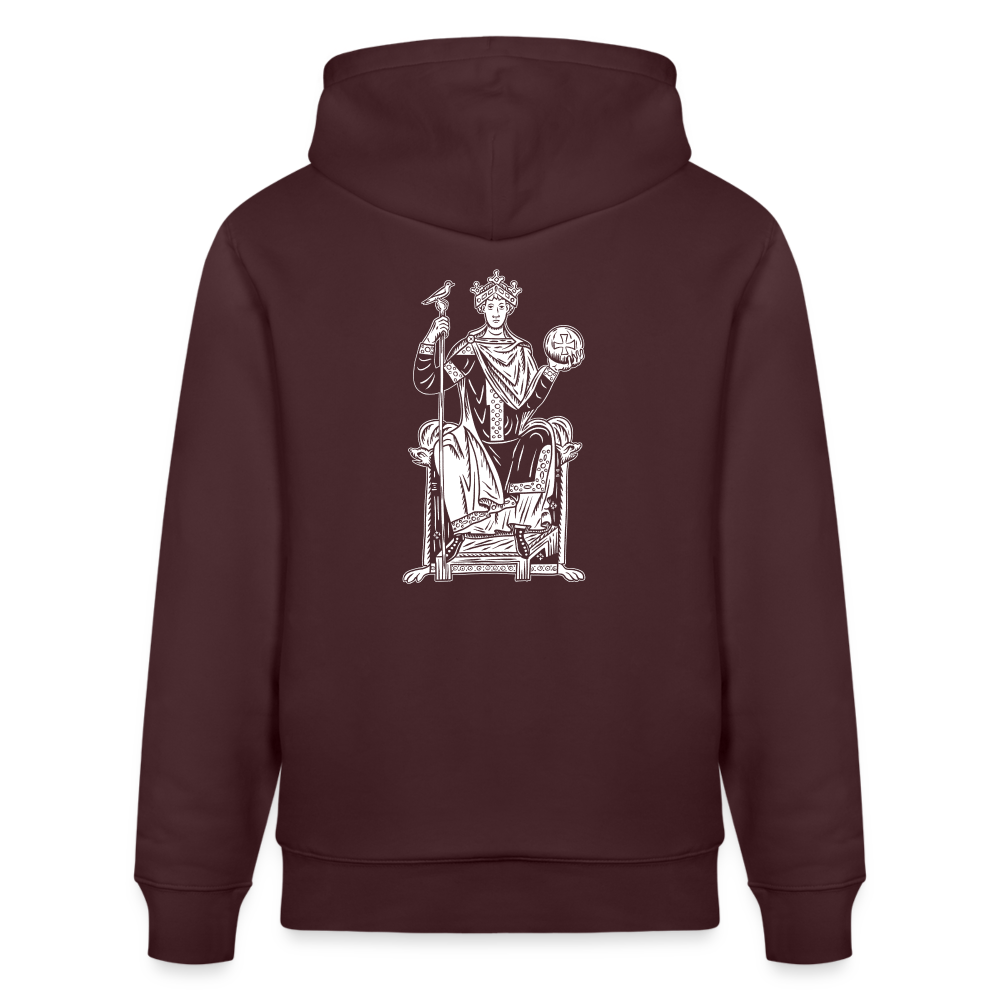 Mittelalterliche Quelle Kaiser Otto III I Bio-Hoodie - Maroon