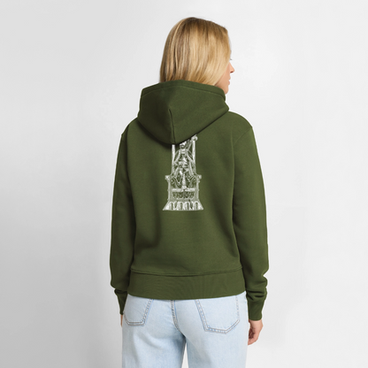 NEUES PROD FRAUEN HOODIE Friedrich Barbarossa - Khaki