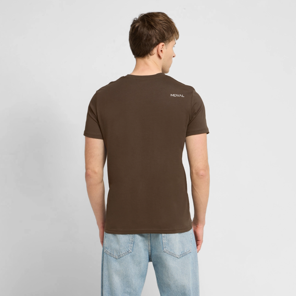 Mittelalterliche Tiere T-Shirt I "Falscher Reiter" I dunkel I Bio-Shirt - Dunkelbraun