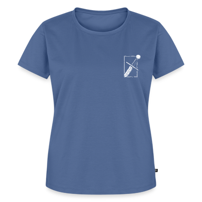 NEUES PROD Bio-Shirt Damen Swertelin - Taubenblau