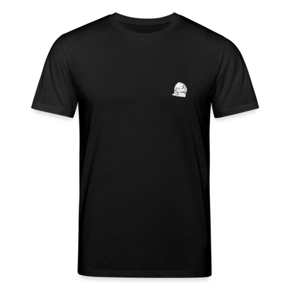 Mittelalterlicher Helm T-Shirt I "Schaller" I Spätmittelalter I dunkel I Bio-Shirt - Schwarz