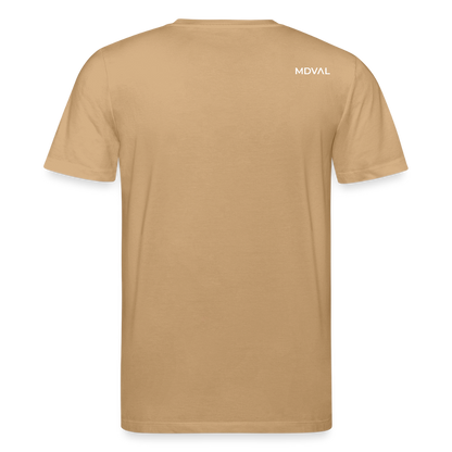Mittelalterliche Tiere T-Shirt I "Falscher Reiter" I dunkel I Bio-Shirt - Karamell 