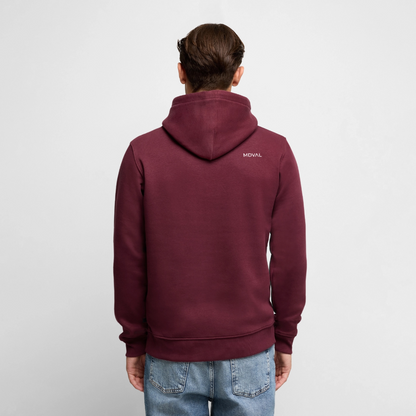 Mittelalterliche Tier Hoodie | Falscher Reiter - Burgunderrot