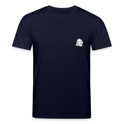 Mittelalterlicher Helm T-Shirt I "Schaller" I Spätmittelalter I dunkel I Bio-Shirt - Navy