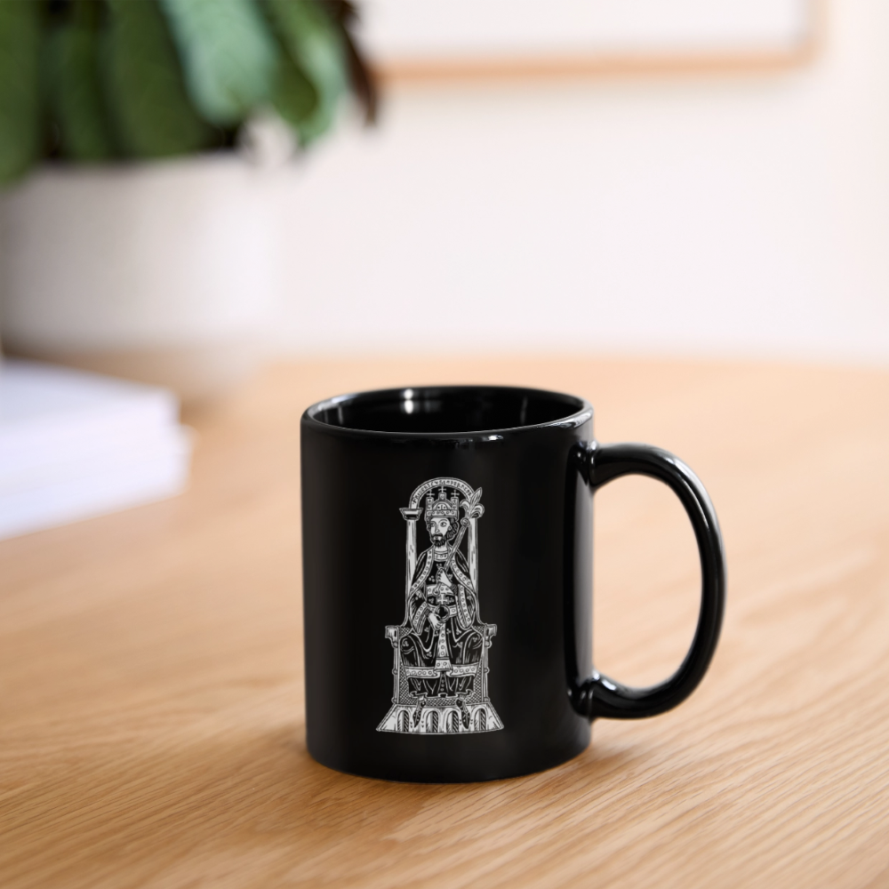 Friedrich I. Barbarossa Tasse Schwarz Mittelalter - Schwarz