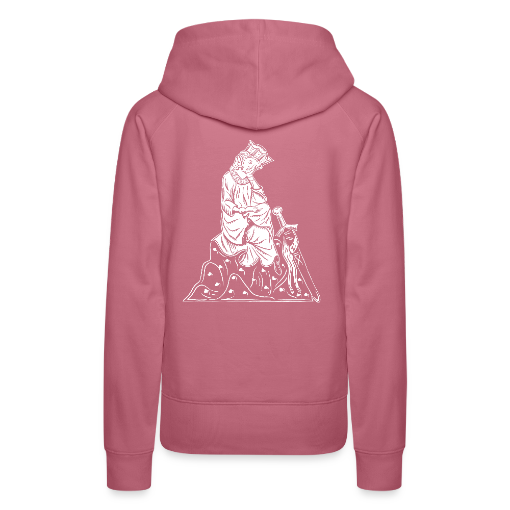 NEUES PROD FRAUEN HOODIE Walther von der Vogelweide - Malve