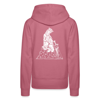 NEUES PROD FRAUEN HOODIE Walther von der Vogelweide - Malve