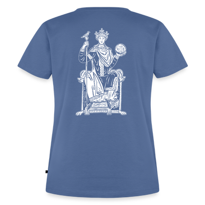 NEUES PROD Bio-Shirt Damen Kaiser Otto III. - Taubenblau
