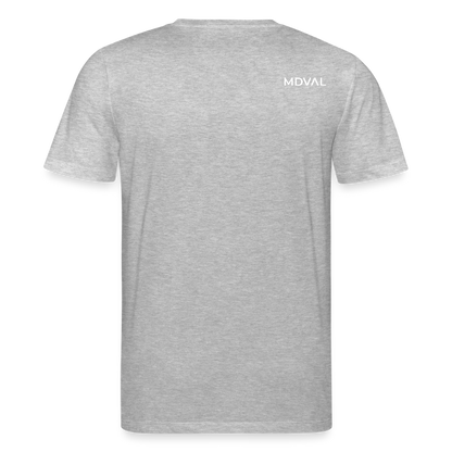 Mittelalterliche Tiere T-Shirt I "Frosch ohne Arme" I dunkel I Bio-Shirt - Grau meliert