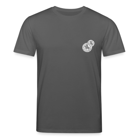 Templer Shirt | Siegel des Templerordens "Zwei Reiter auf einem Pferd" | dunkel | Bio-Shirt - Anthrazit