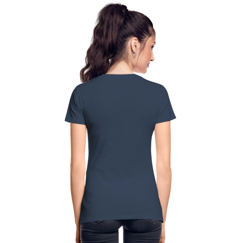 Mittelalter Shirt MDVAL Logo I tight fit I Damen - Navy