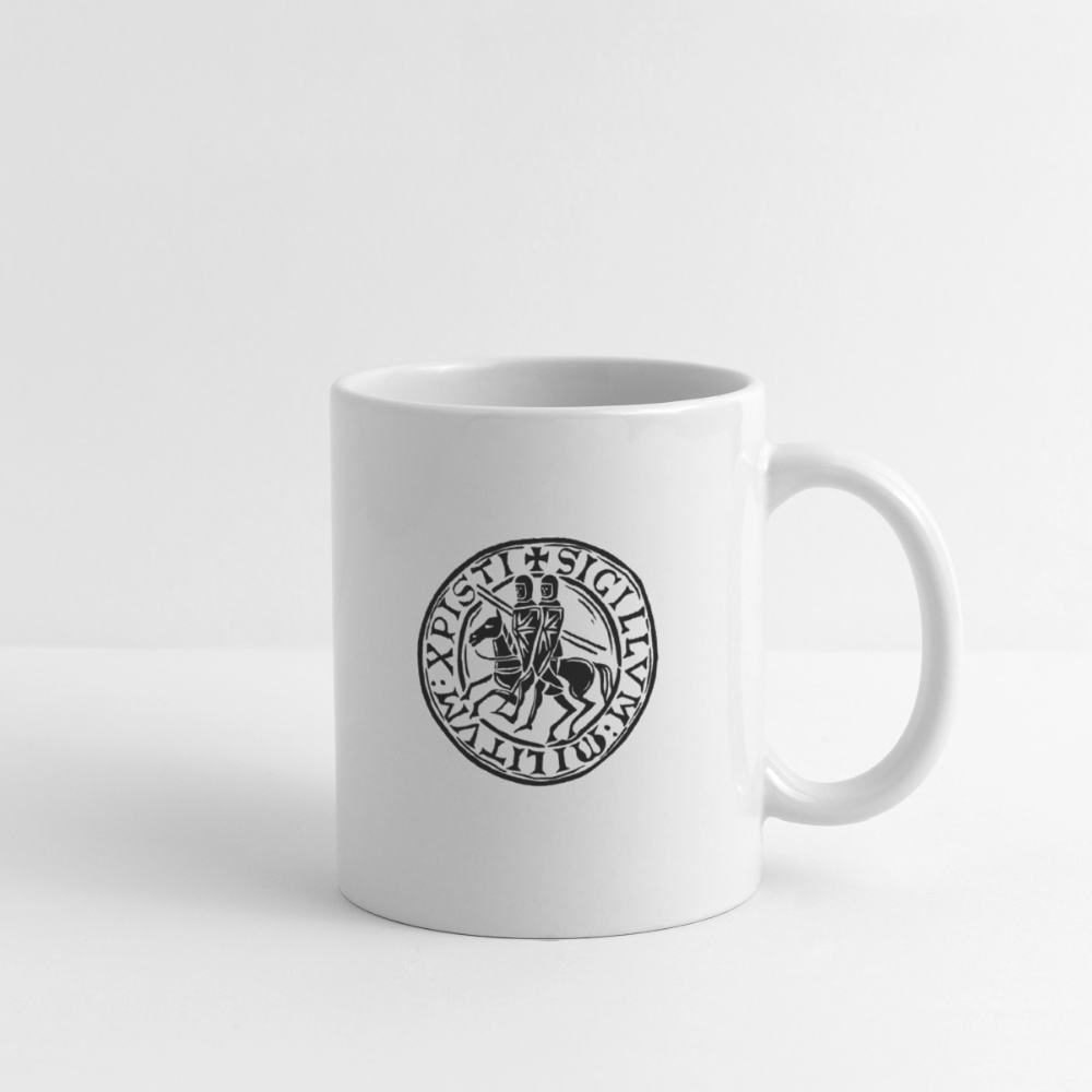 Templer Siegel Tasse Mittelalter - Weiß