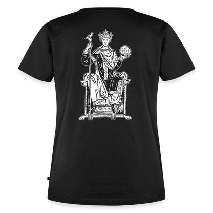 NEUES PROD Bio-Shirt Damen Kaiser Otto III. - Schwarz