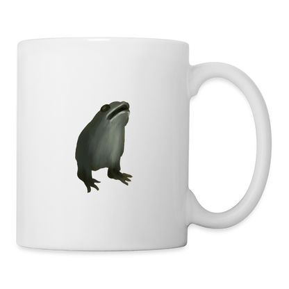 Frosch ohne Arme Marginalie Tasse Mittelalter - Weiß