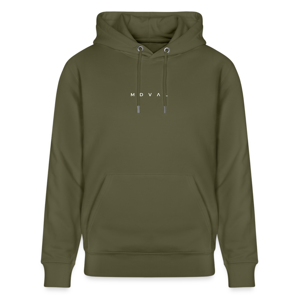 MDVAL Logo Bio-Hoodie - Khaki Grün