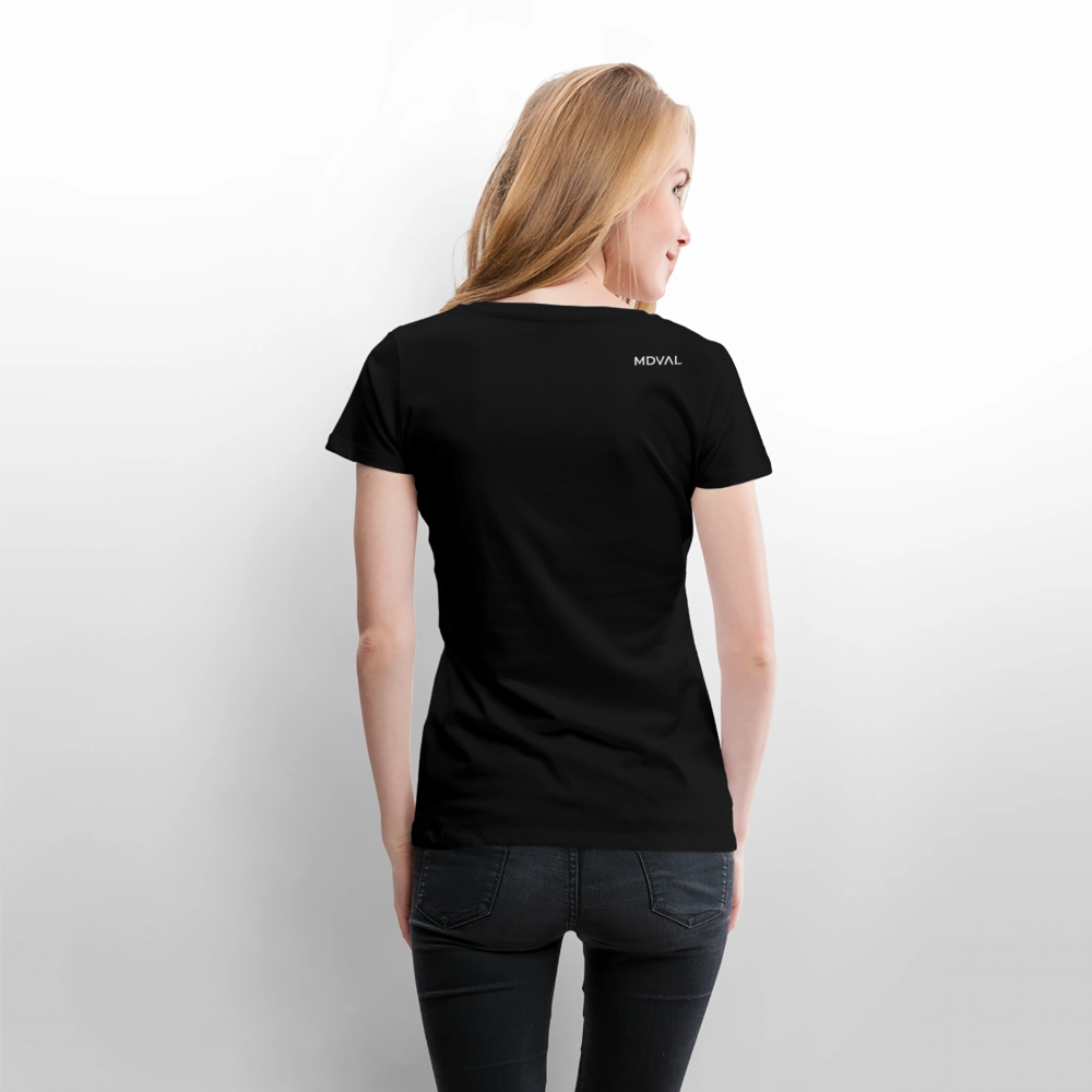 NEUES PROD Bio-Shirt Damen Templer Siegel - Schwarz