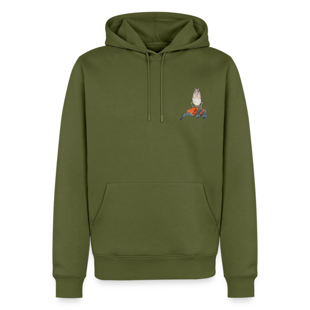Mittelalterliche Tier Hoodie | Falscher Reiter - Khaki