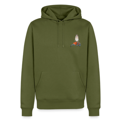 Mittelalterliche Tier Hoodie | Falscher Reiter - Khaki
