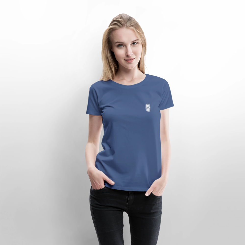 NEUES PROD Bio-Shirt Damen Dargen - Taubenblau