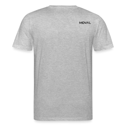 Mittelalterlicher Helm T-Shirt I "Schaller" I Spätmittelalter I hell I Bio-Shirt - Grau meliert