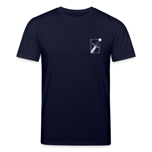 Mittelalterliches Schwert T-Shirt I "swertelin" I Hochmittelalter I dunkel I Bio-Shirt - Navy