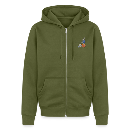 NEUES PROD ZIPPER HERREN Tjostender Hase - Khaki