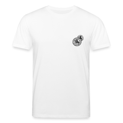 Templer Shirt | Siegel des Templerordens "Zwei Reiter auf einem Pferd" | hell | Bio-Shirt - Weiß