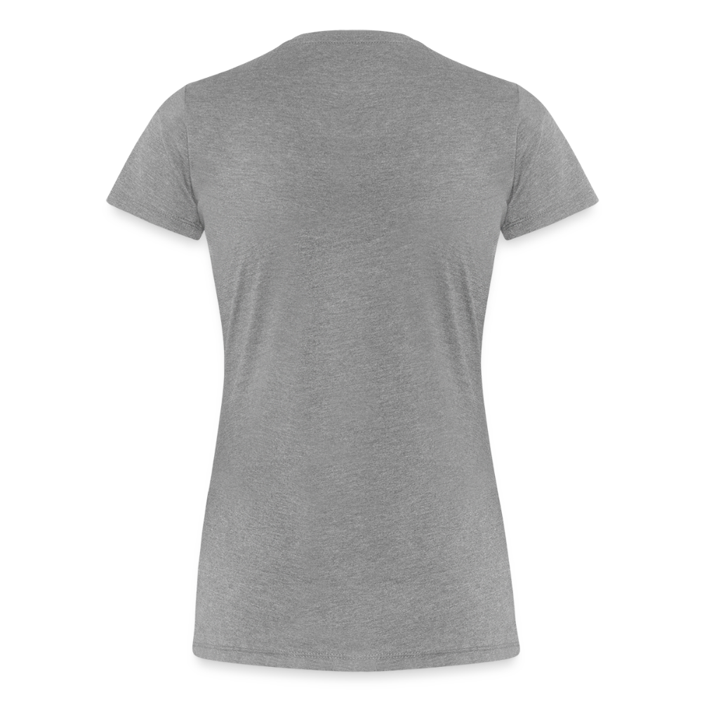 Mittelalter Shirt MDVAL Logo I tight fit I Damen - Grau meliert