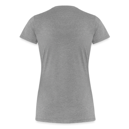 Mittelalter Shirt MDVAL Logo I tight fit I Damen - Grau meliert