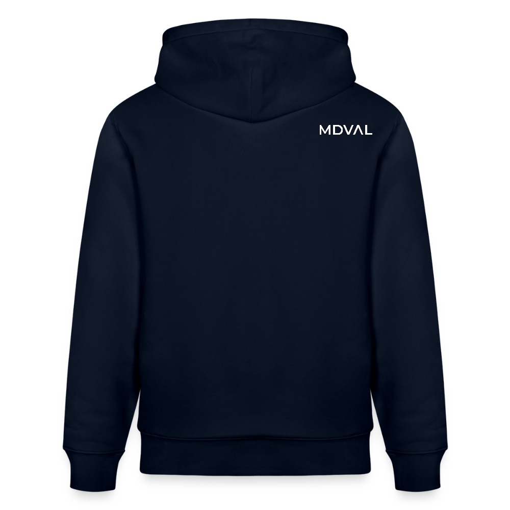 Mittelalterlicher Codex I Kaiser Otto III I front I Bio-Hoodie - Navy