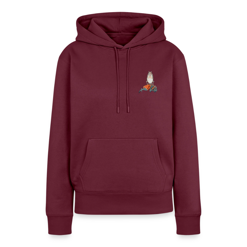 Mittelalter Tiere Hoodie | Falscher Reiter - Burgunderrot