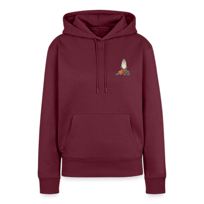 Mittelalter Tiere Hoodie | Falscher Reiter - Burgunderrot