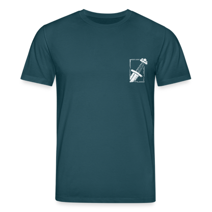 Mittelalterliches Schwert T-Shirt I "Gueðesweord" I Frühmittelalter I dunkel I Bio-Shirt - Dunkles Petrol