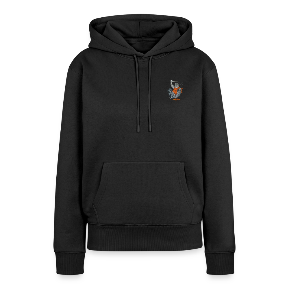 Mittelalter Hoodie | Kampfhühnchen - Schwarz