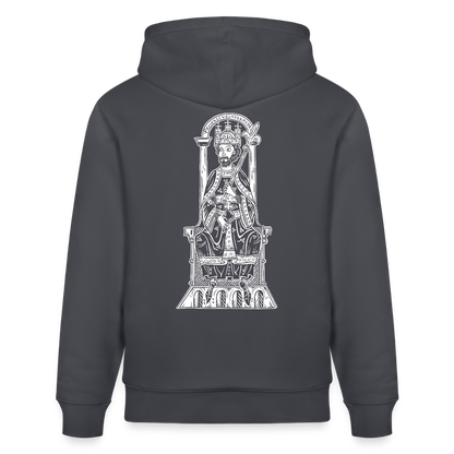 Friedrich I. Barbarossa (weißer Print hinten) I Mittelalter Hoodie - Indigoblau