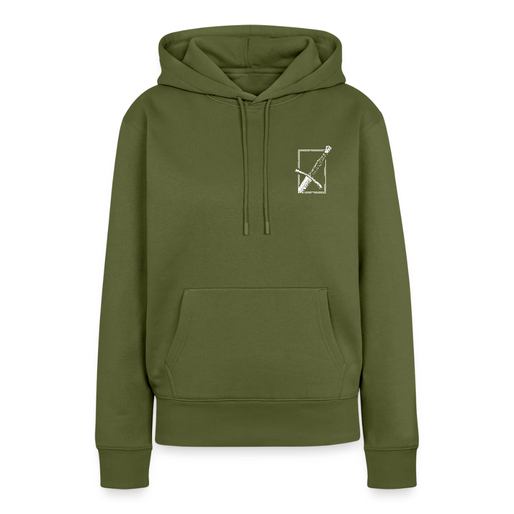 NEUES PROD FRAUEN HOODIE Langes Swertt - Khaki