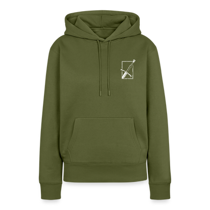 NEUES PROD FRAUEN HOODIE Langes Swertt - Khaki