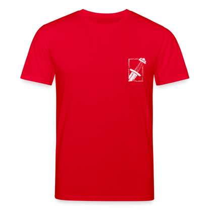 Mittelalterliches Schwert T-Shirt I "Gueðesweord" I Frühmittelalter I dunkel I Bio-Shirt - Rot