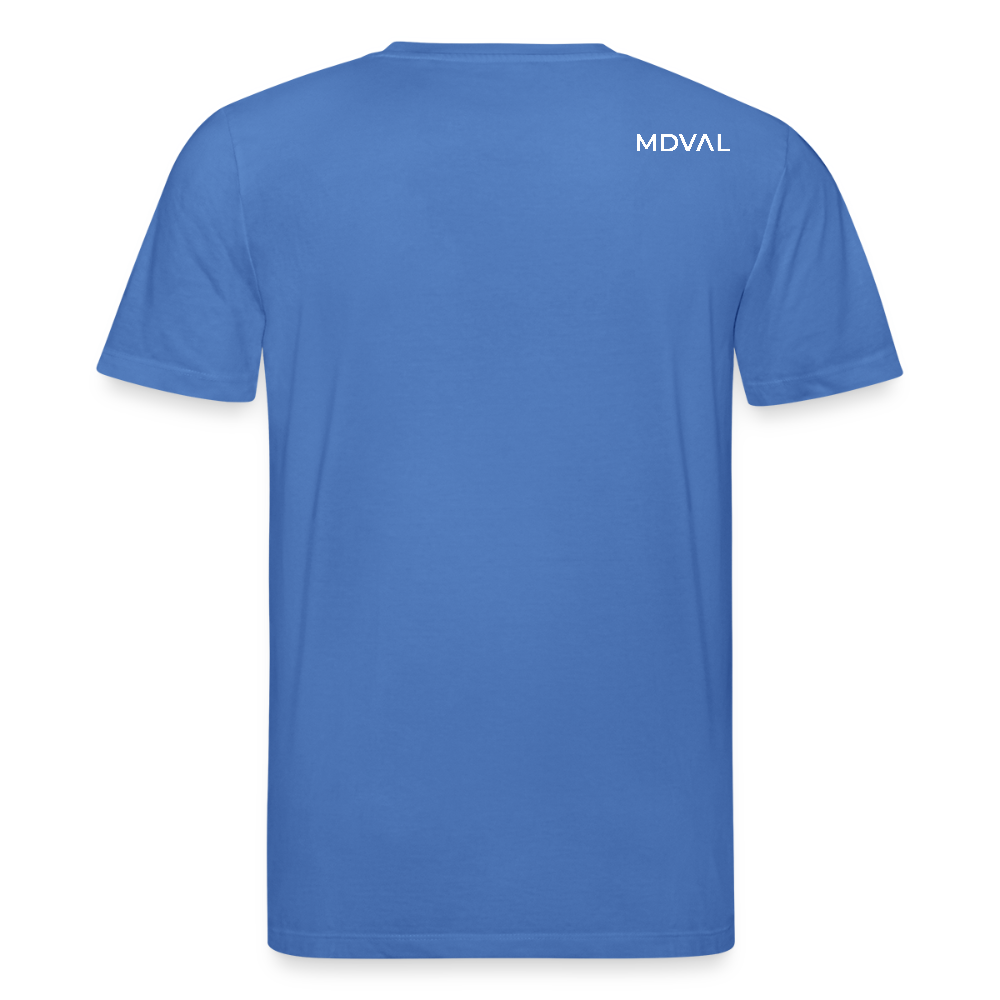 Templer Shirt | Siegel des Templerordens "Zwei Reiter auf einem Pferd" | dunkel | Bio-Shirt - Achtsames Blau