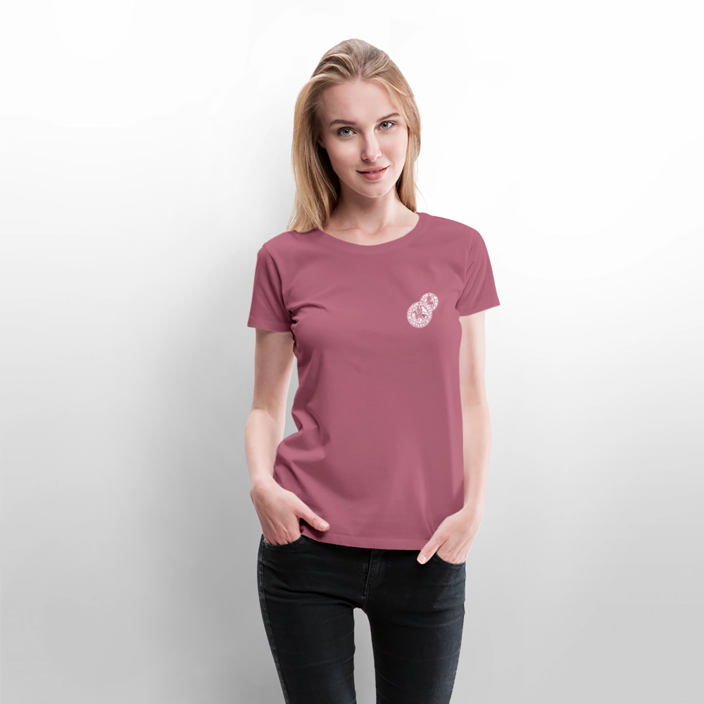 NEUES PROD Bio-Shirt Damen Templer Siegel - Mauve