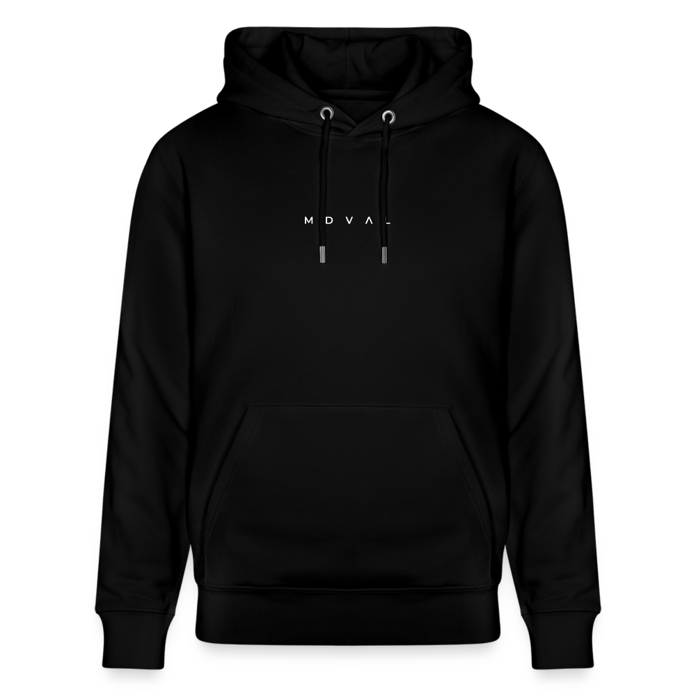 MDVAL Logo Bio-Hoodie - Schwarz